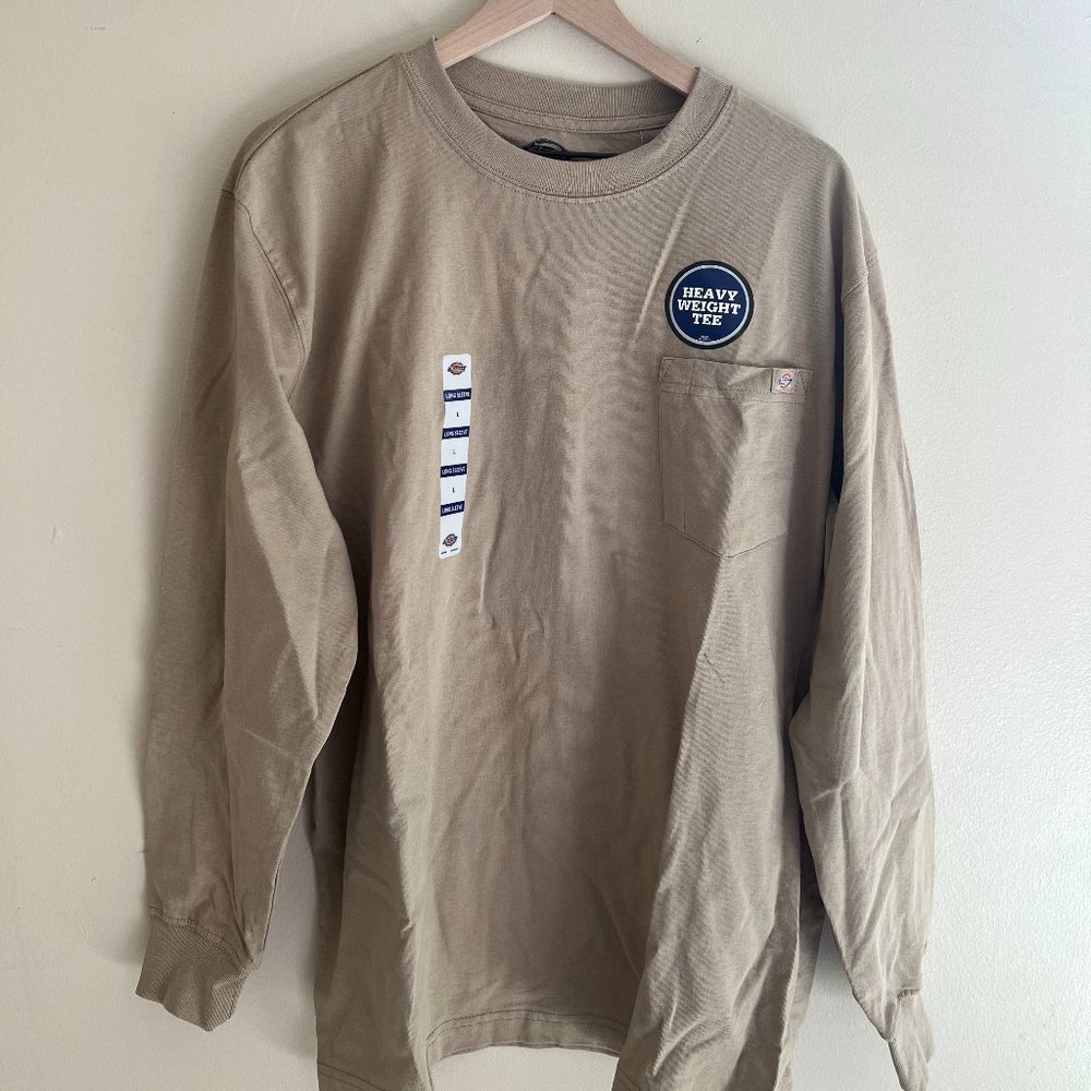 BNWT Men's Large Longsleeve Dickies Heavy Weight Tee